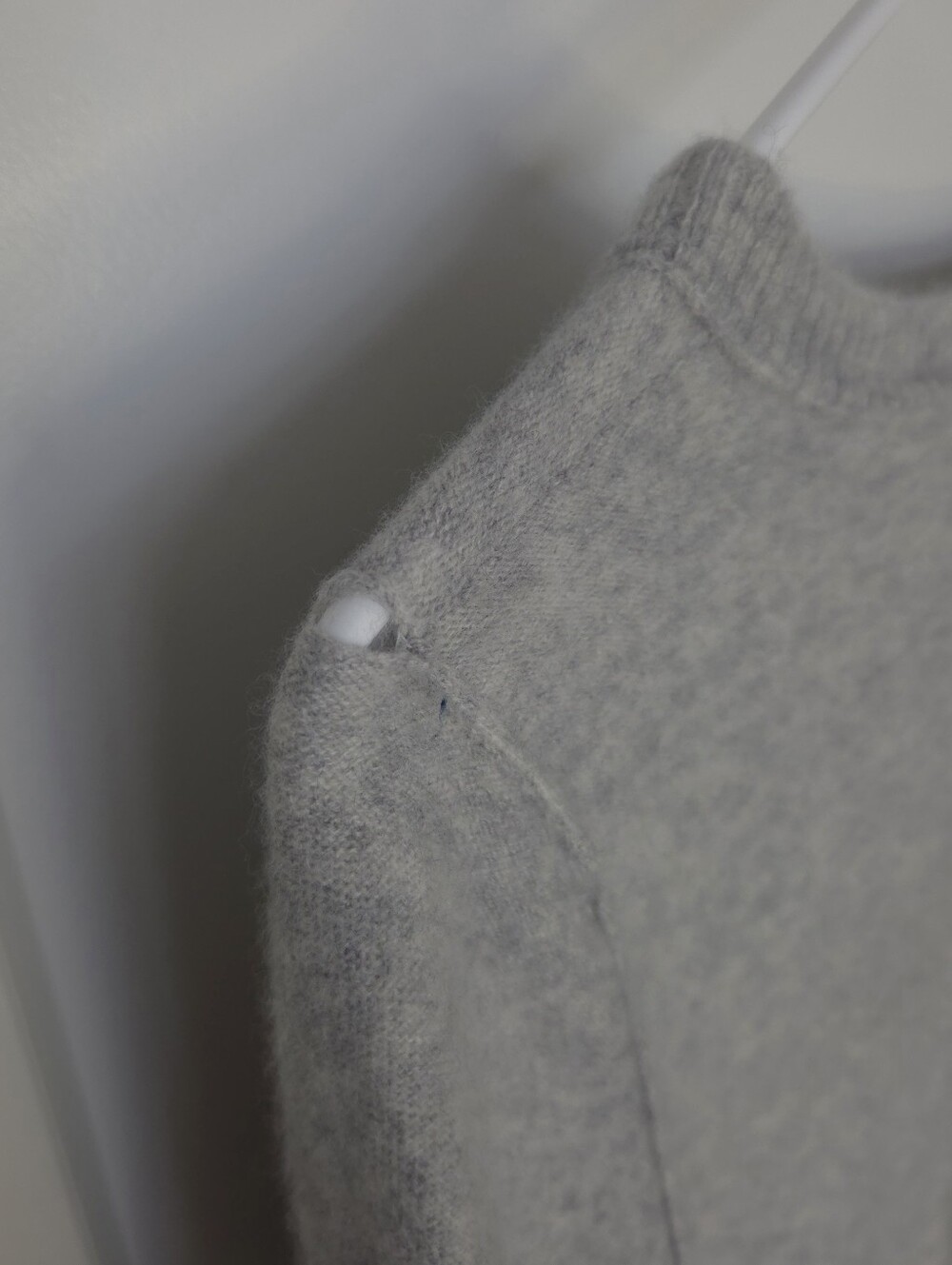 Free People Heather Gray Button Cardigan. Size L. #SW - Picture 11 of 12